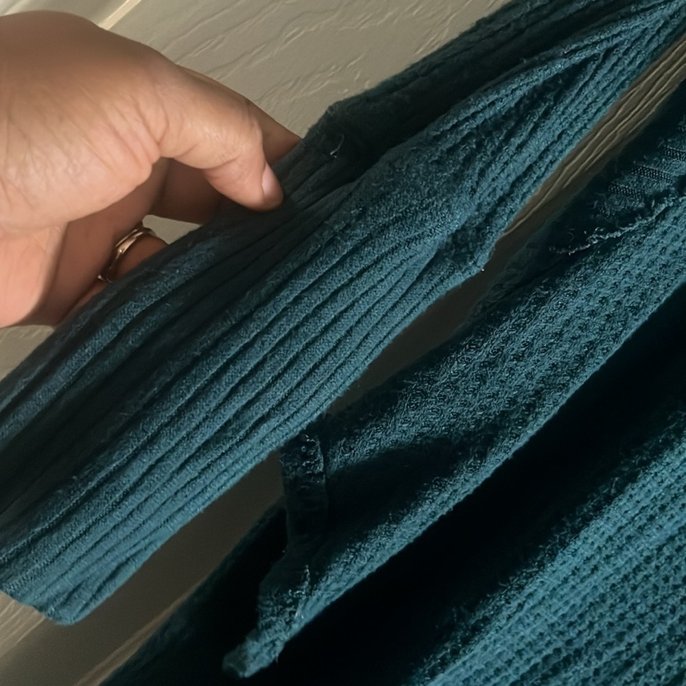 Free People Ventura Thermal Waffle Knit Top-S - Picture 5 of 7